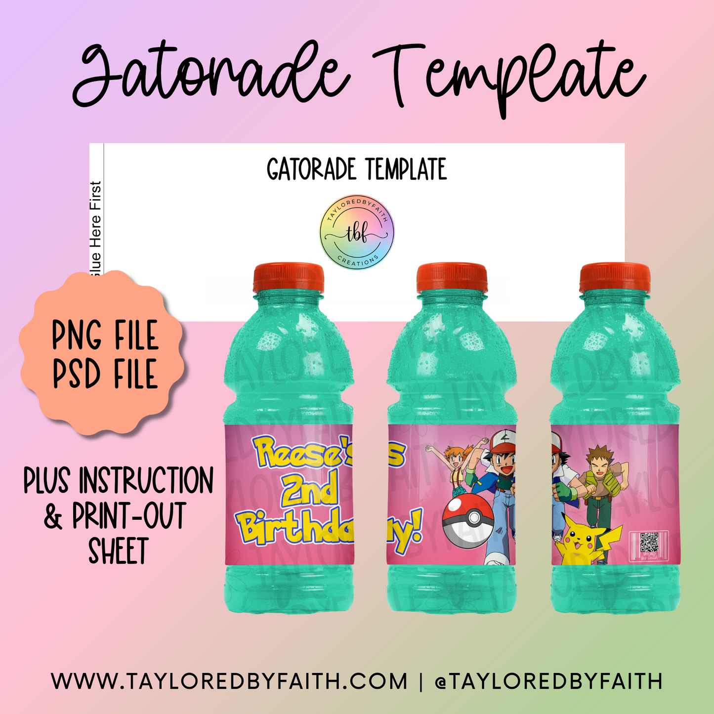 Gatorade Template