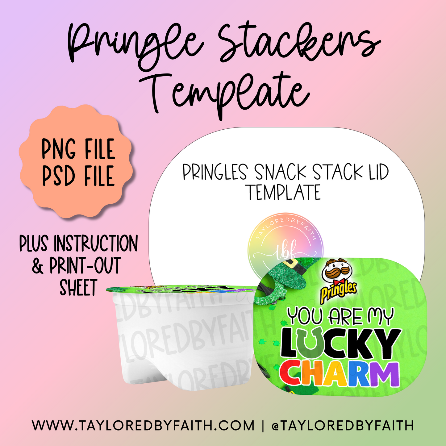 Pringle Stackers Template