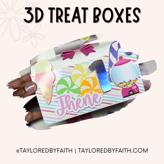3D Treat Boxes