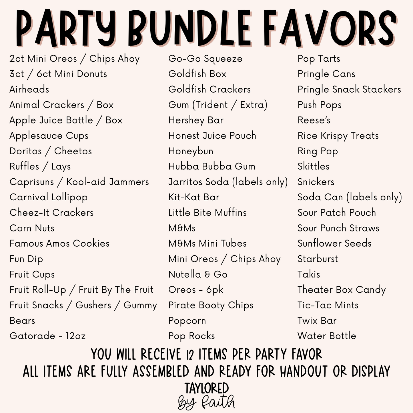 Party Bundles