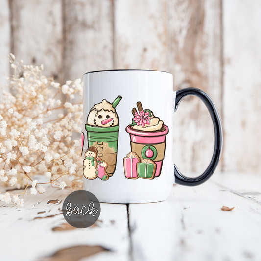 Pink Christmas Coffee Mug