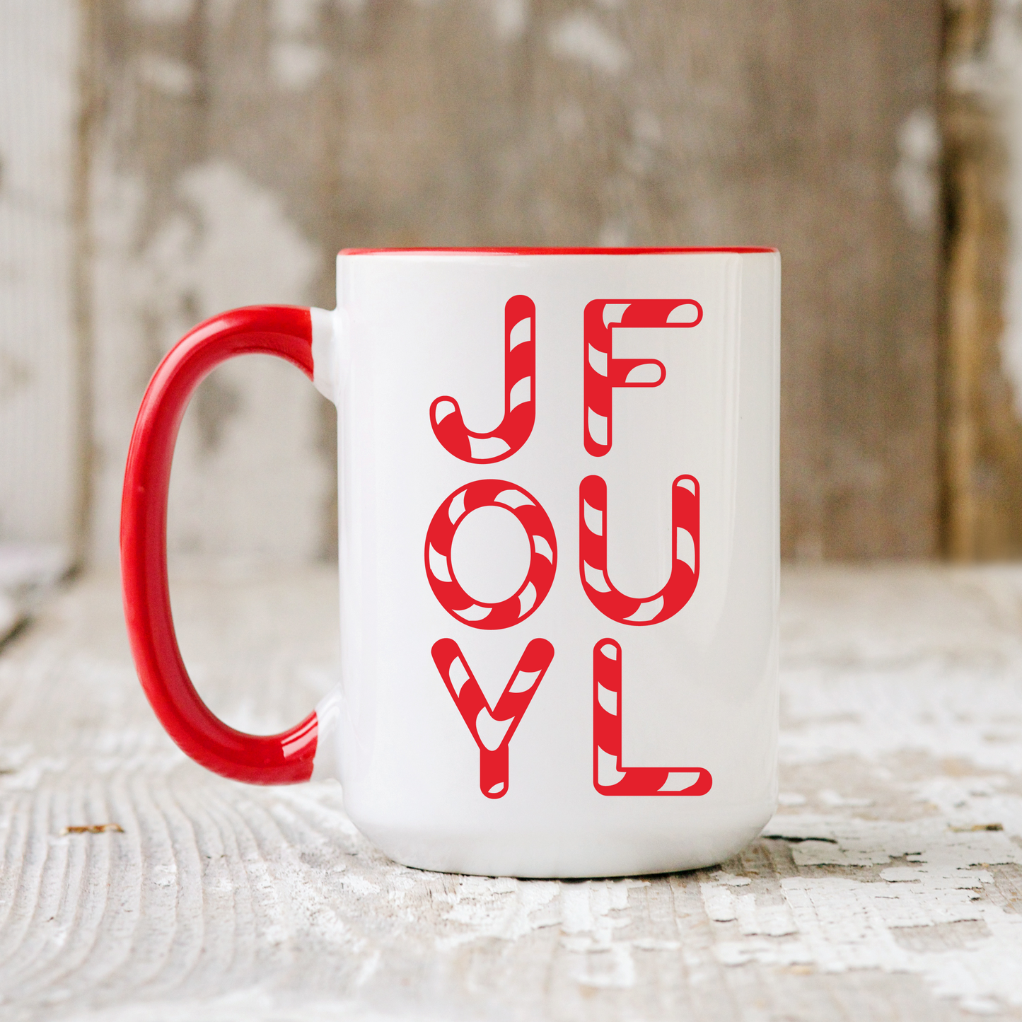 Joyful Candycane Mug