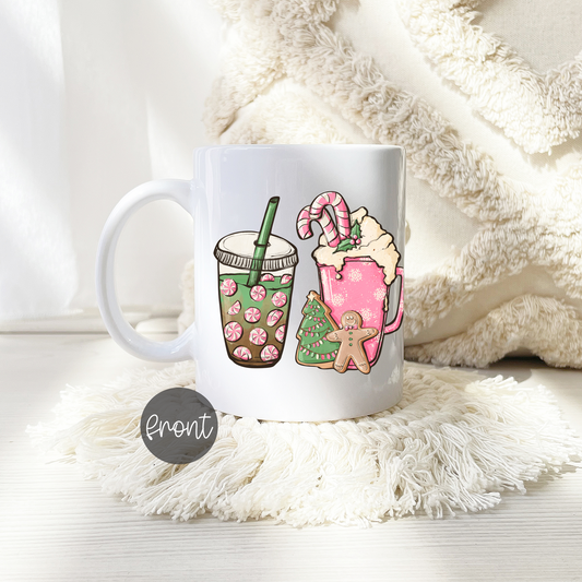 IMPERFECT | Pink Christmas Coffee Mug