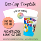 12oz Cup Template