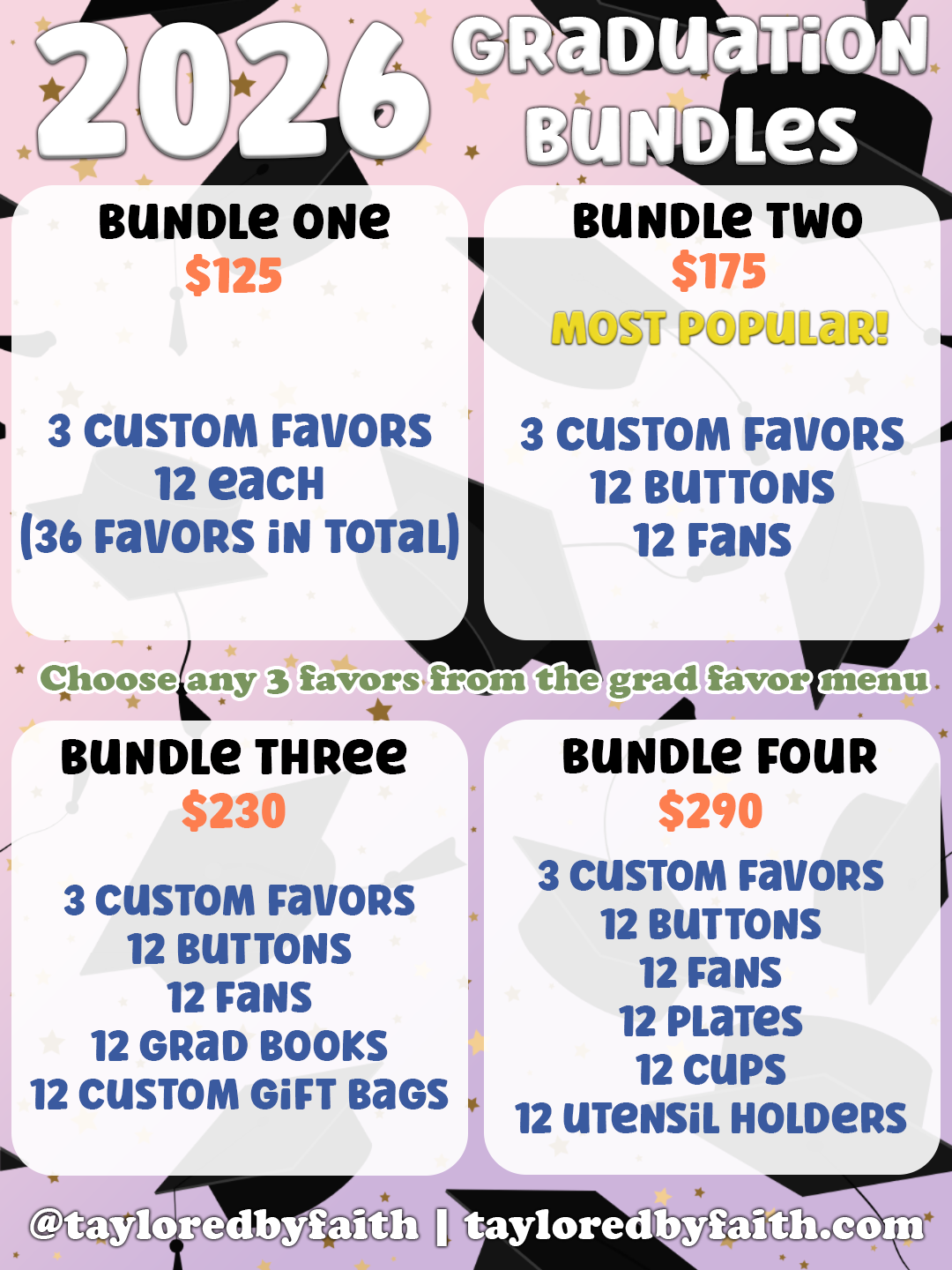 Graduation Party Bundles