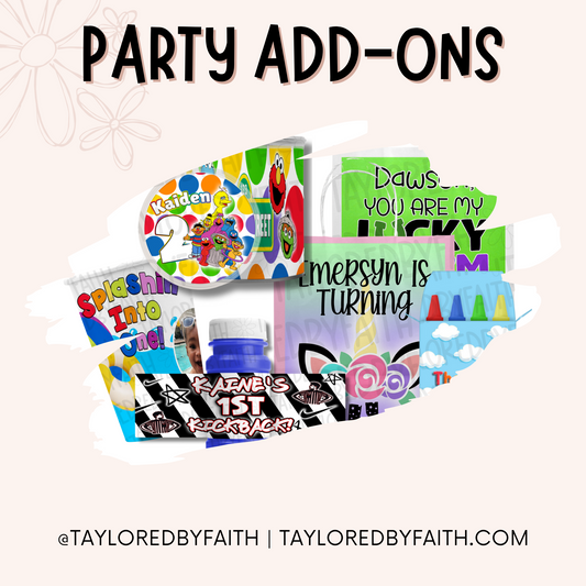 Party Favor Add-Ons