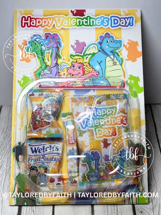 Jumbo Valentine card, large Valentine card for kids, Valentine card with candy, personalized Valentine cards for school, classroom Valentine gifts, Valentine party favors for kids