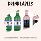 Custom Drink Labels