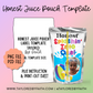 Honest Juice Pouch Template