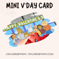 Mini Valentine cards, classroom Valentine cards, kids Valentine cards with candy, Valentine activity cards for kids, personalized Valentine cards for school, teacher Valentine favors, Valentine party favors for kids