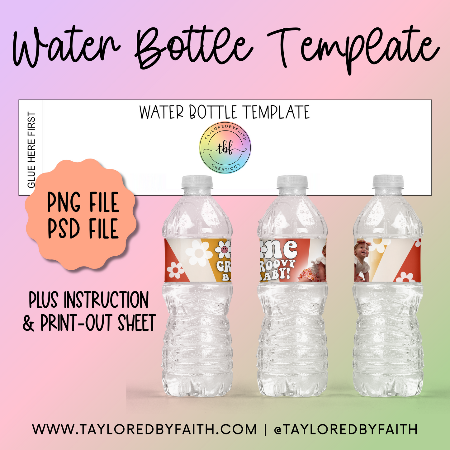 Water Bottle Template