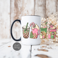Pink Christmas Coffee Mug