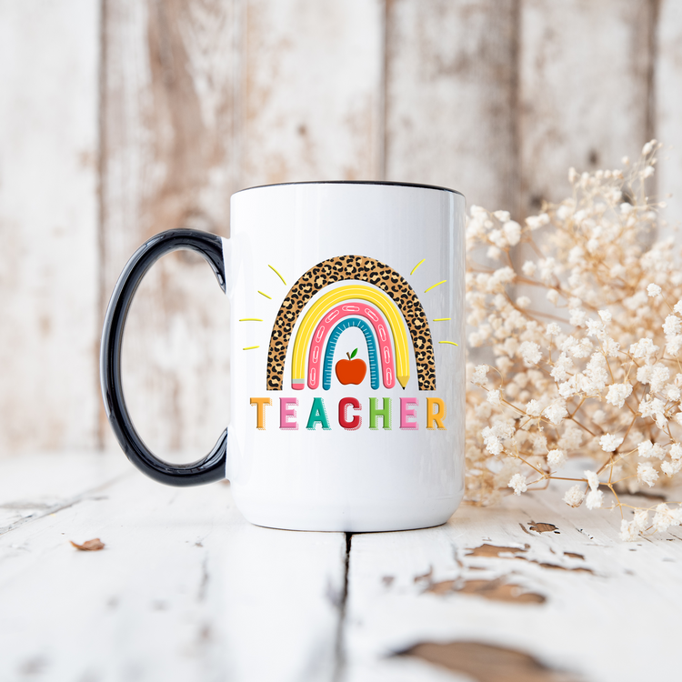 Teacher Rainbow Mug