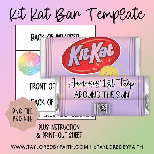 Kit Kat Bar Template