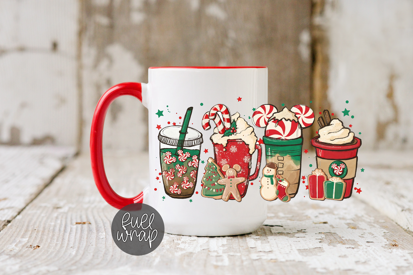 Red Christmas Coffee Mug