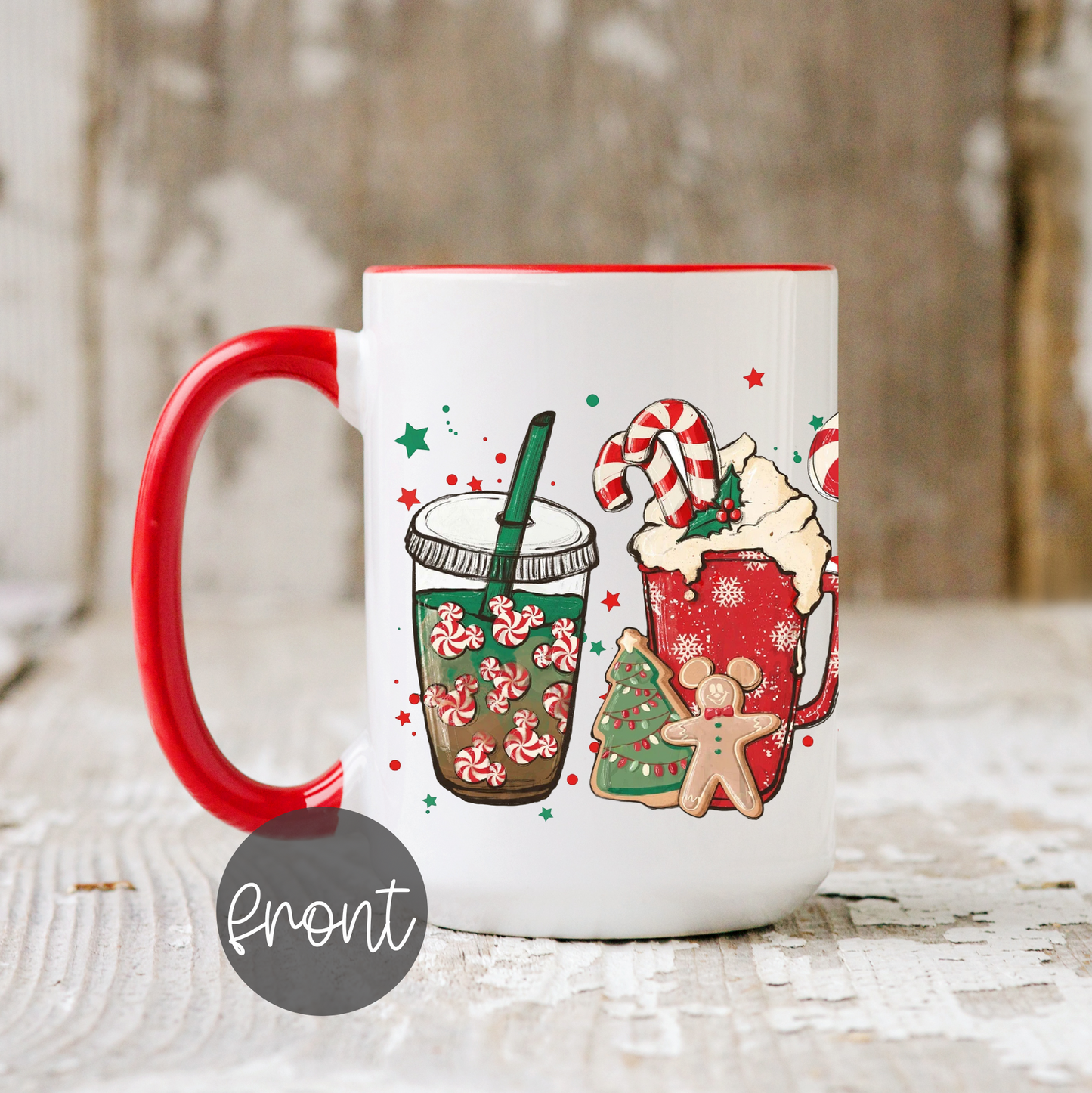 Red Christmas Coffee Mug