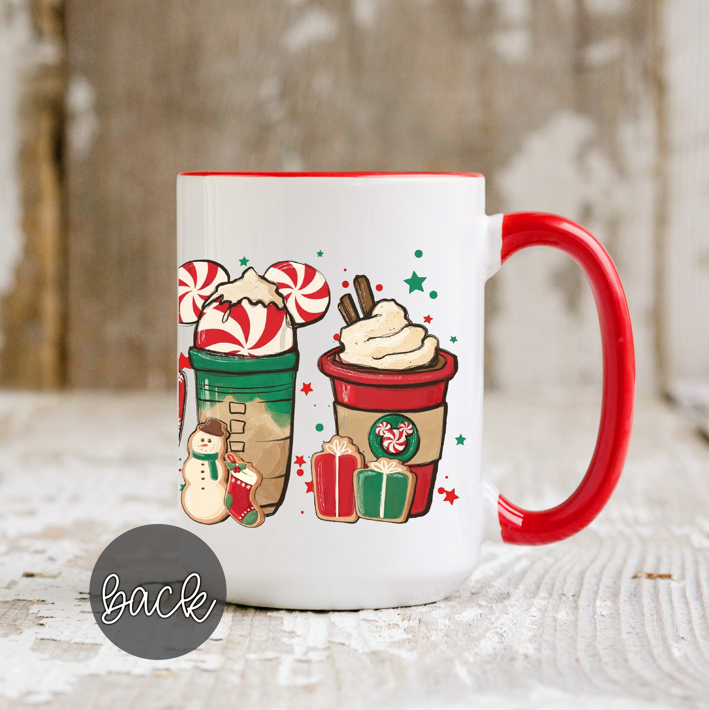 Red Christmas Coffee Mug