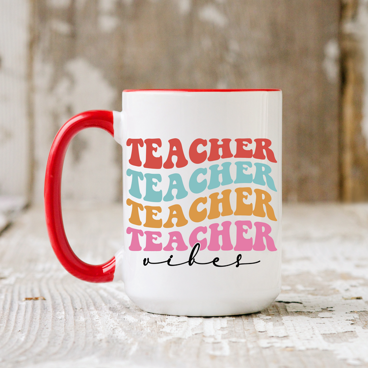 Teacher Vibes Mug