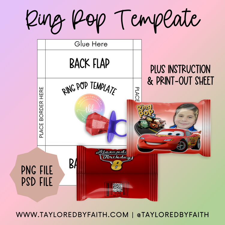 Ring Pop Template