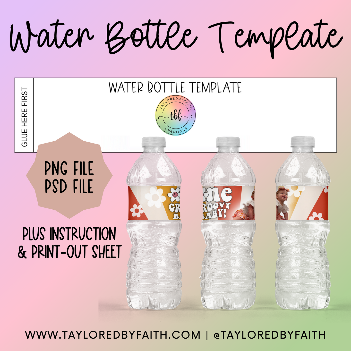 Water Bottle Template