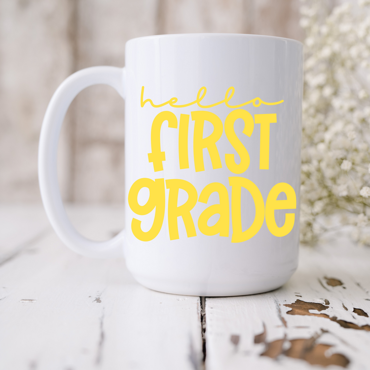 Custom Hello [Grade] Mug