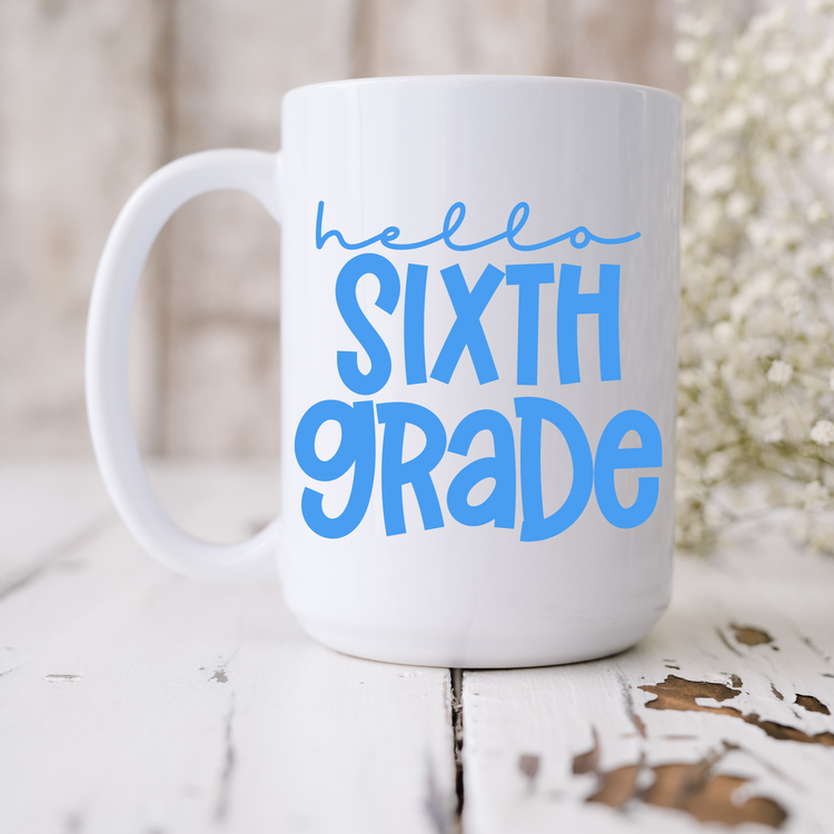 Custom Hello [Grade] Mug