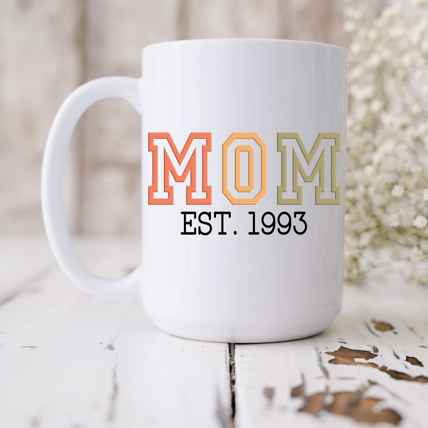 Custom Mom Established Mug