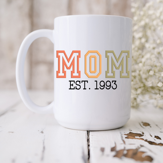 Custom Mom Established Mug